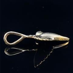 14K Yellow Gold Humming Bird Pendant 1.4 grams